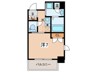 エイペックス京町堀(601)の物件間取画像